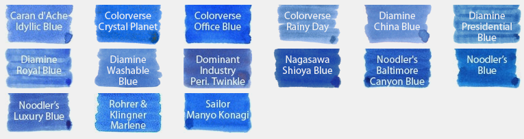 آبی‌های متوسط (Medium)